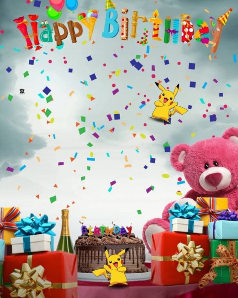 Happy Birthday Photoshop Editing Background