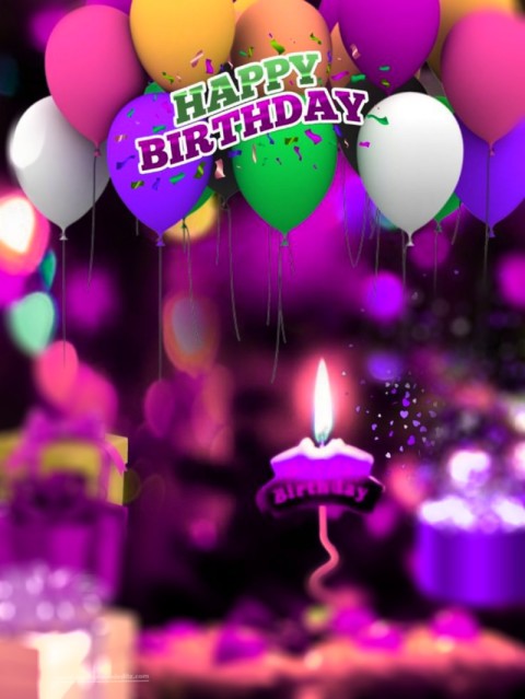Happy Birthday Hd Background For Editing